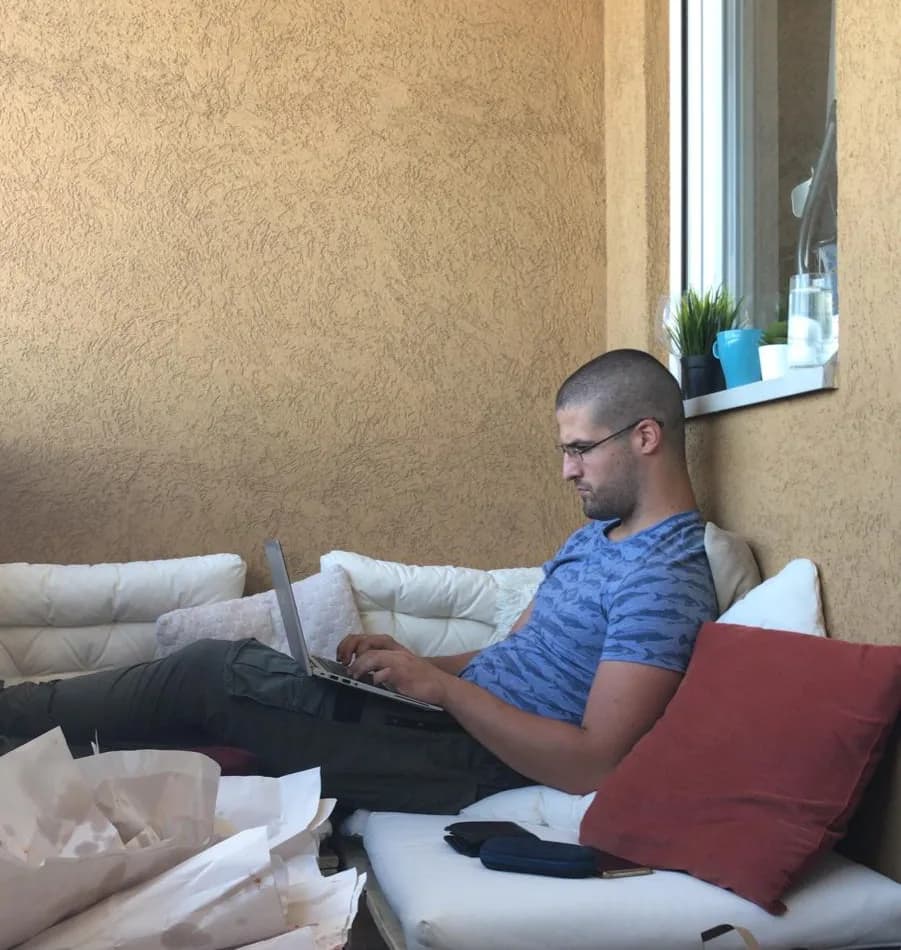Working and enjoying